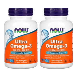 Ultra Ômega 3 Now Foods 90 Softgels 2 unidades Produto Importado