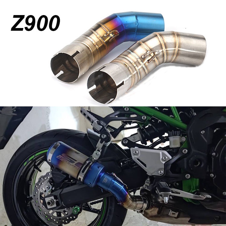 Conector De Tubo De Ligação Intermediária De Escape Deslizante Para Motocicleta Z900 2017-2022