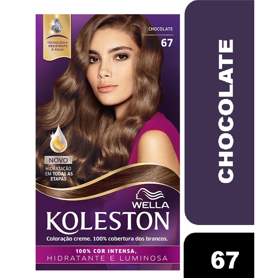 Tintura Koleston 67 Chocolate em Oferta na Shopee