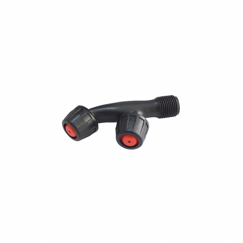 BICO SPRAY DUPLO TIPO "L" PARA PULVERIZADOR 12 16 18 20L MULTIMARCAS