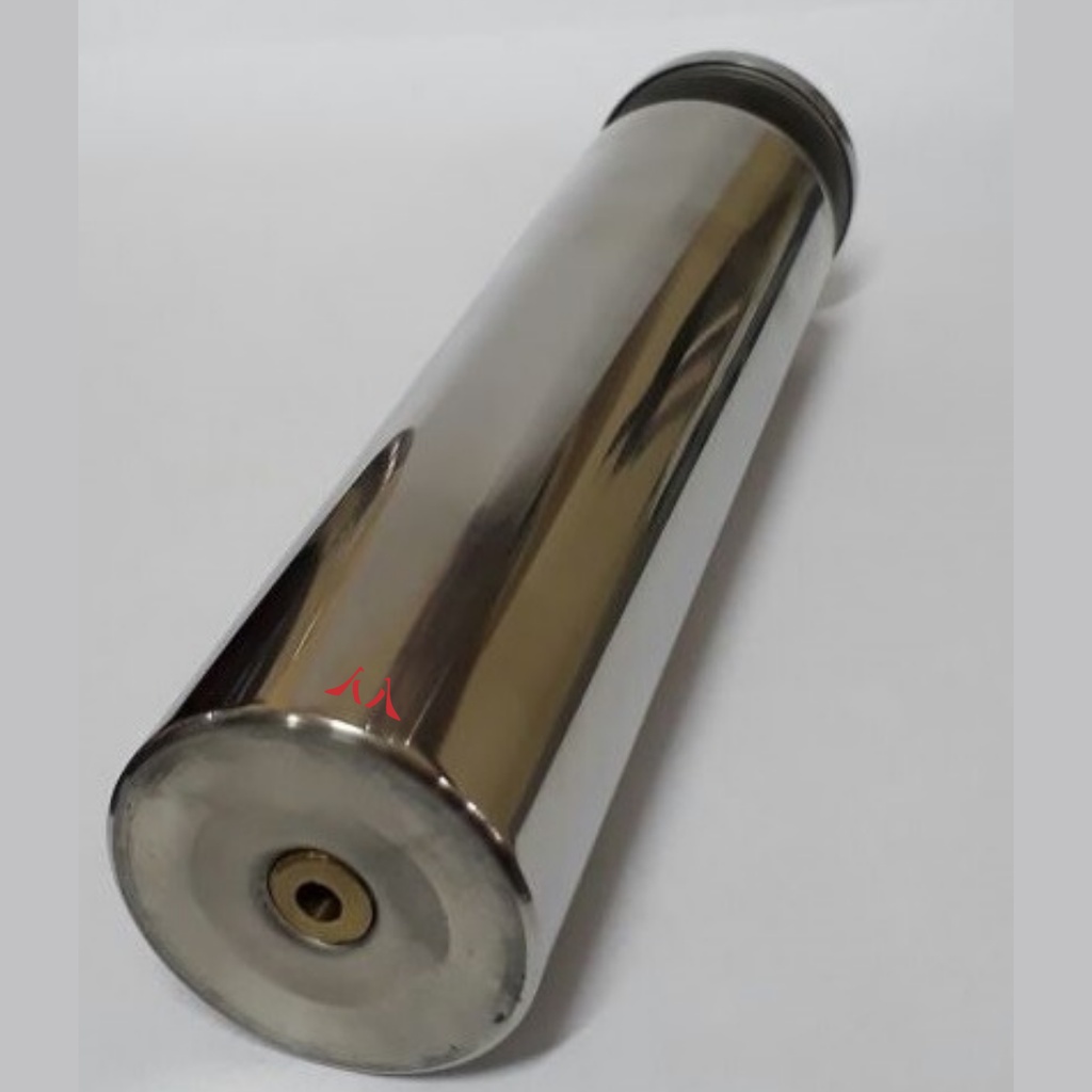 Prolongador Inox Para Vidro 40x150mm Suporte Para Vidro