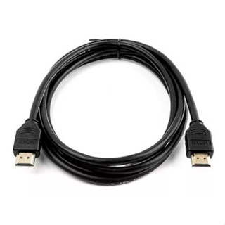 Cabo HDMI V1.4 1.5M Marca Svart TV Videogame Computador Notebook DVD Blu-Ray Transmissão Áudio Vídeo