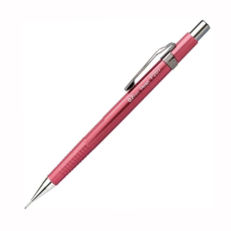 Lapiseira 0.7mm P207 Sharp Metallic Rosa Pentel - Stationery