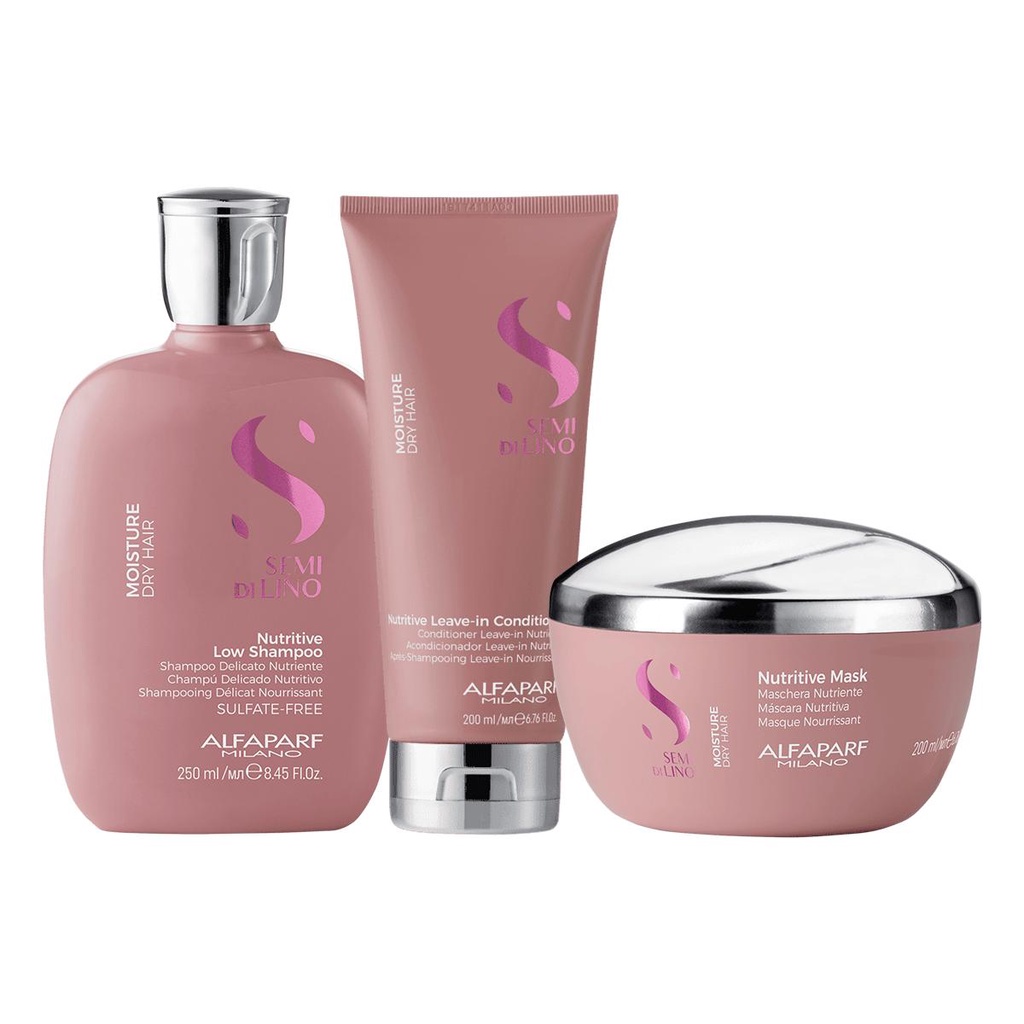 Kit Moisture Shampoo, Condicionador e Máscara - Alfaparf