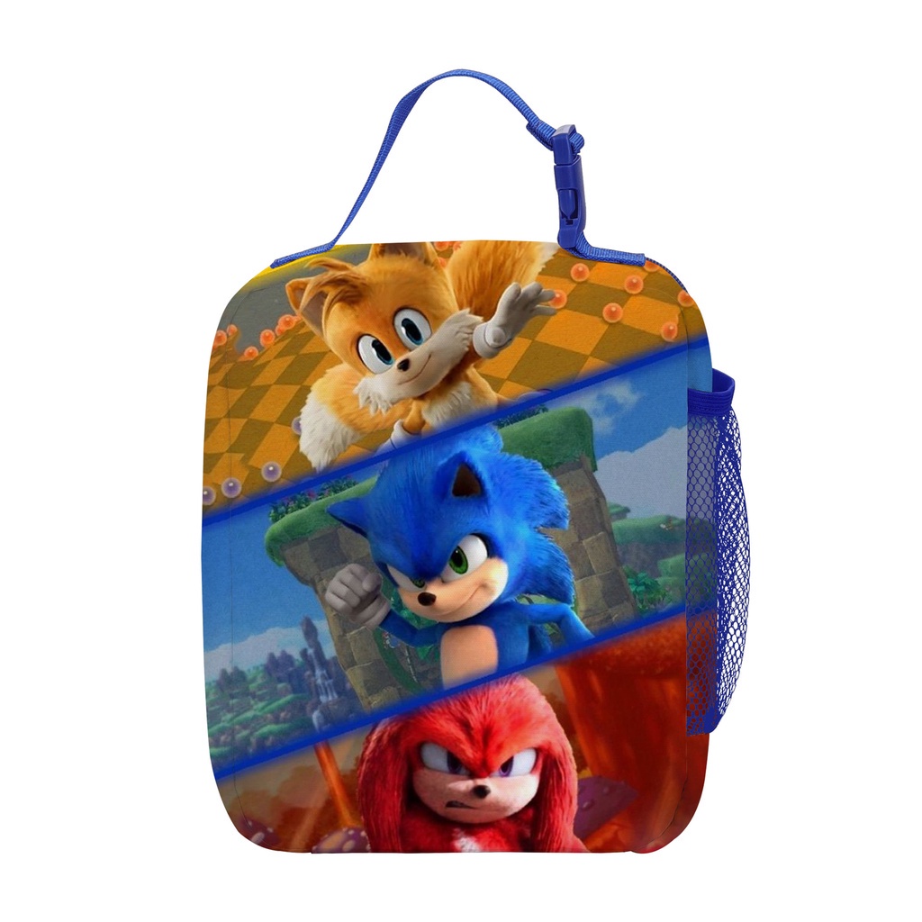 Lancheira Sonic lancheira térmica escolar infantil Para Crianças Da Escola De Anime Estudantes Menino