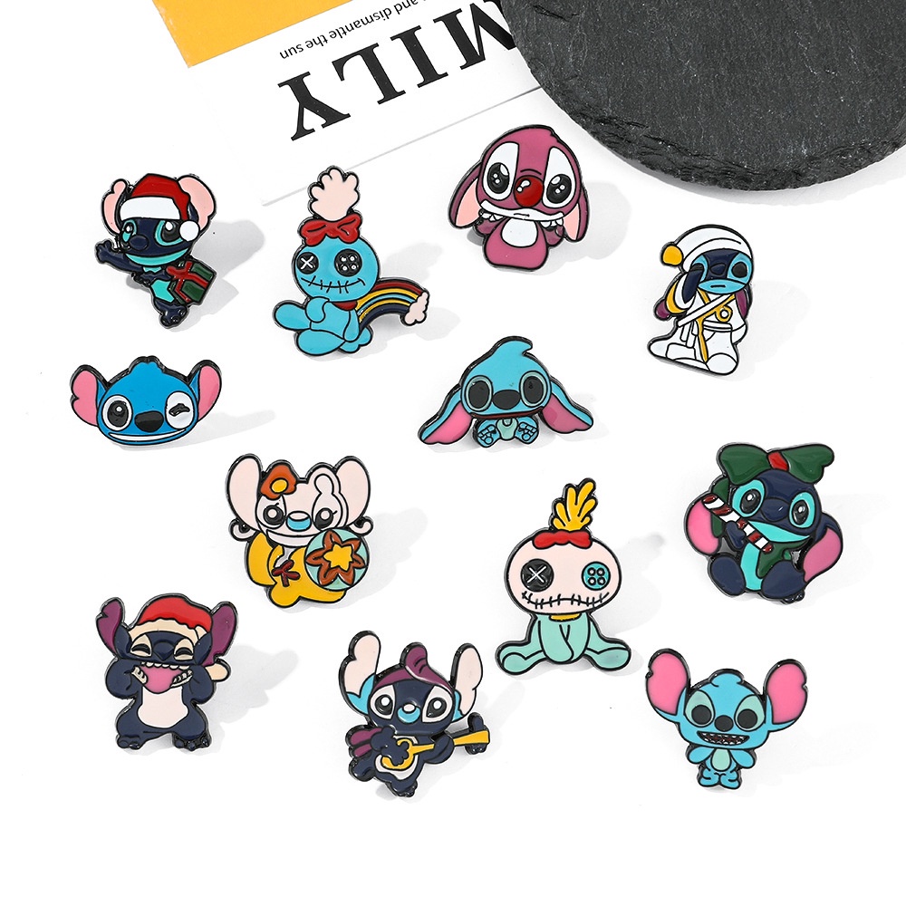 Broche De Ponto Anime Pino Crachá De Esmalte Fofo Para Mochila Casaco De Roupa Chapéu Kawaii Cartoon Decoração — imagem 2 de 2