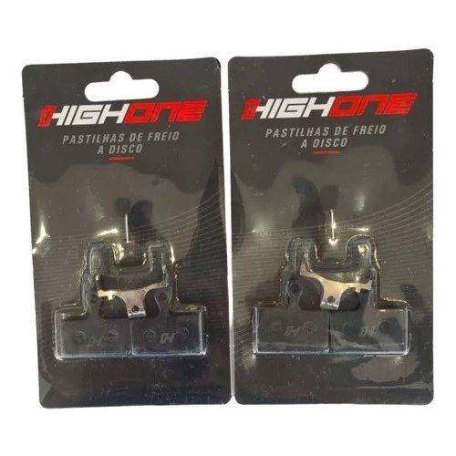 2 Par Pastilha Freio Bike Mtb Deore Slx Xt Xtr Semi Metalica