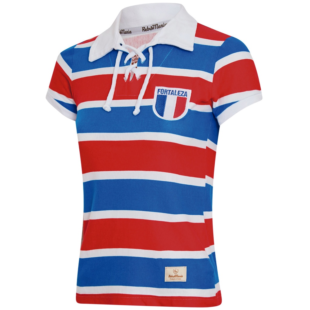Camisa Retrô Fortaleza Cordinha Feminina Oficial