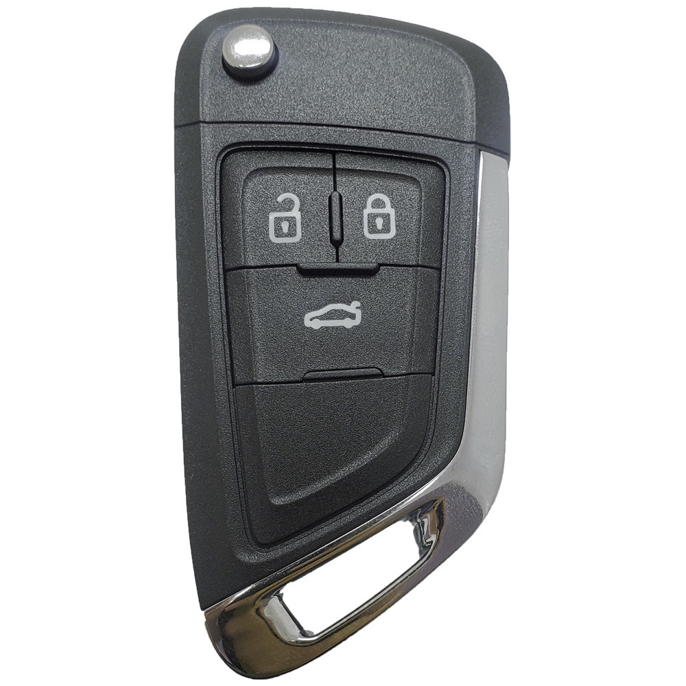Carcaça Oca Chave Adaptação Controle Cruze Onix S10 3 Botões