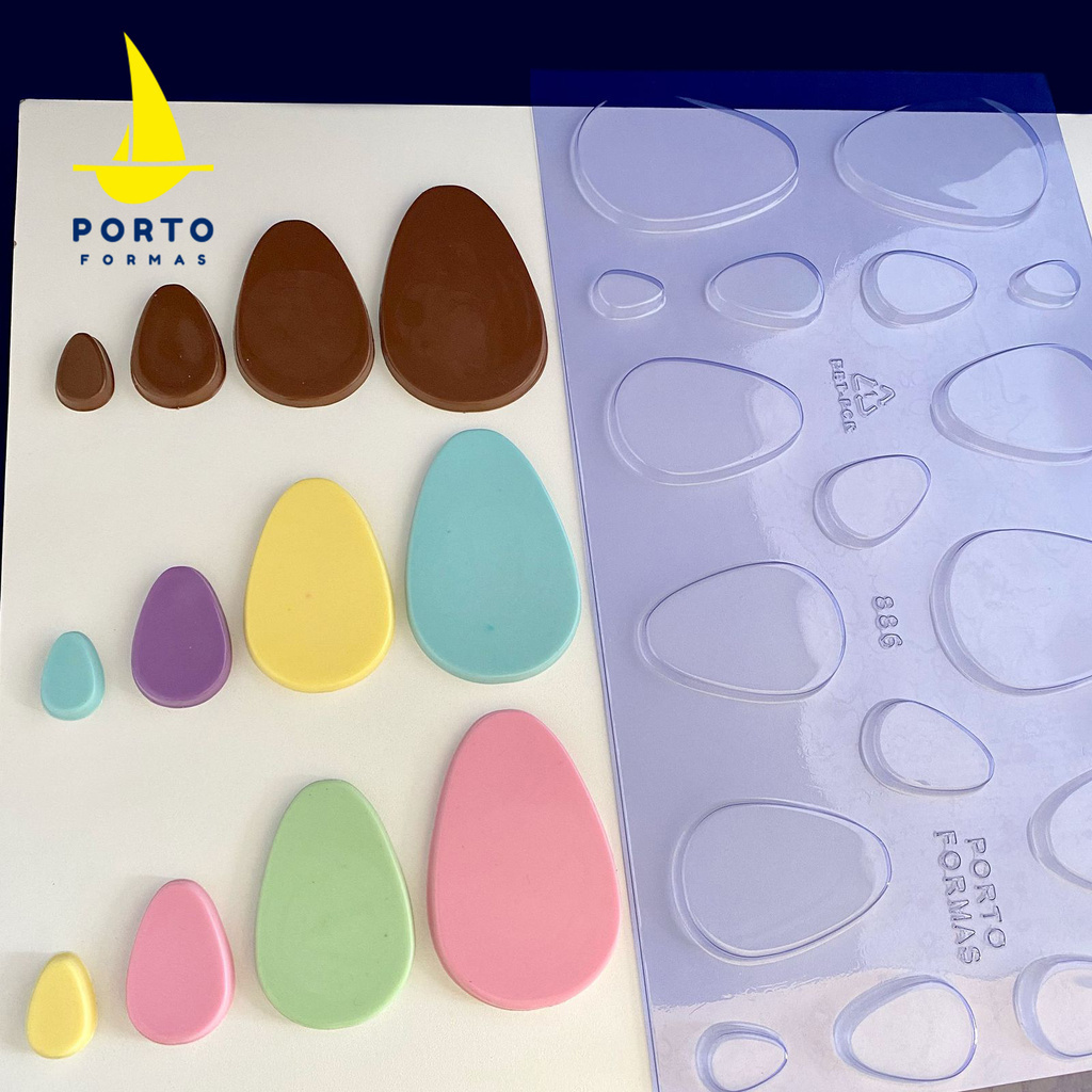 1~5 Forma De Modelagem Acetato Porto Ovo Tablete Páscoa P886 em Oferta na Shopee