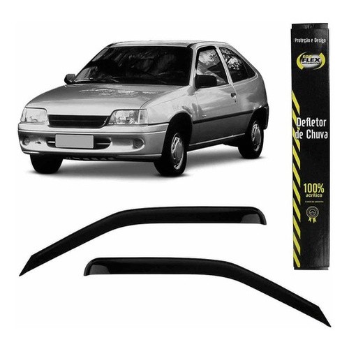 Defletor Calha de Chuva Kadett 1988 a 1998 2 Portas Ecoflex em Oferta na Shopee