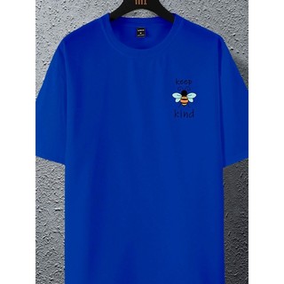 T Shirt Estampada Keep Kind Abelha Camiseta Oversized Blusa Unissex Casual Moderna Swag Estilosa