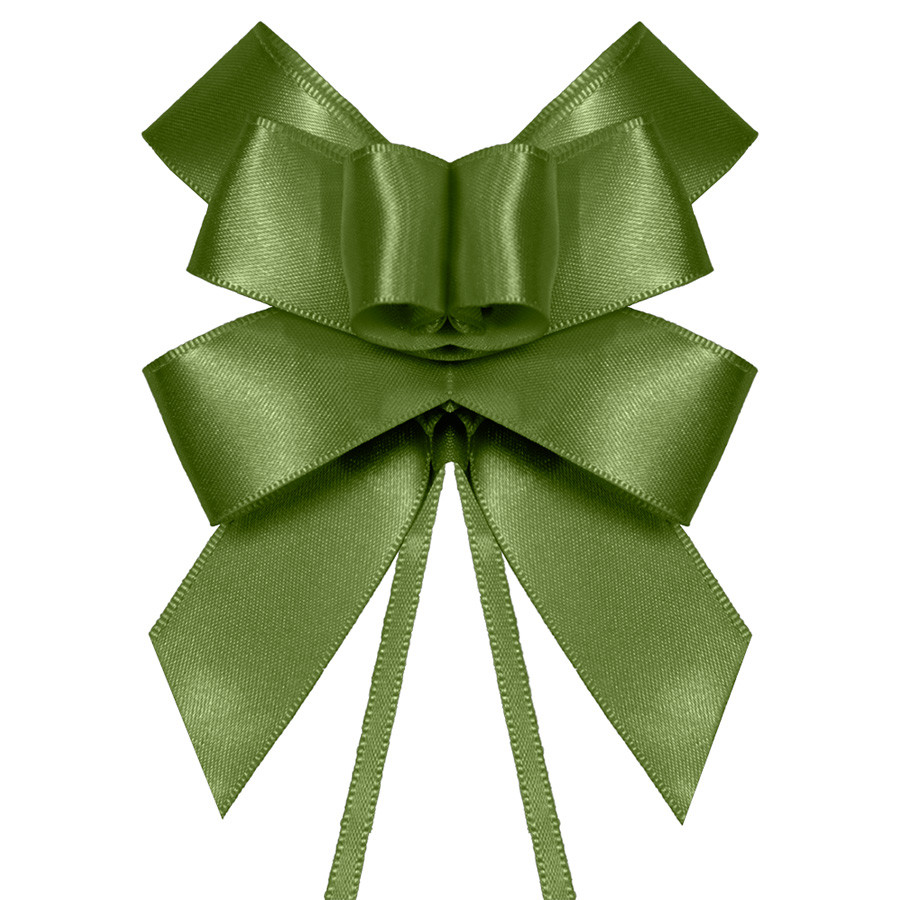 Laço Fácil de Fita de Cetim - Verde Militar - 22mm - 5 unidades - Progresso - Rizzo em Oferta na Shopee