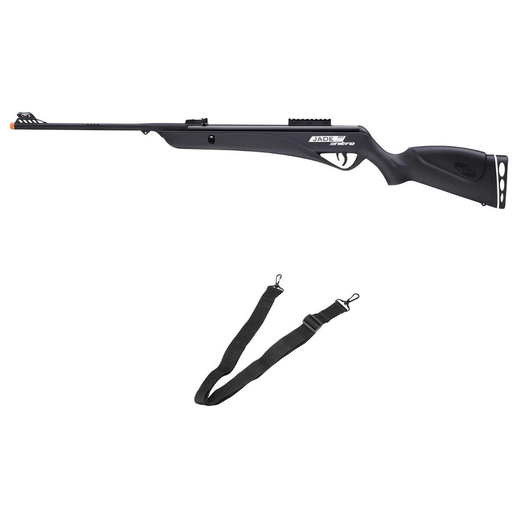 Carabina de Pressão Jade Pro Nitro Preta 4.5mm - CBC + Bandoleira em Oferta na Shopee