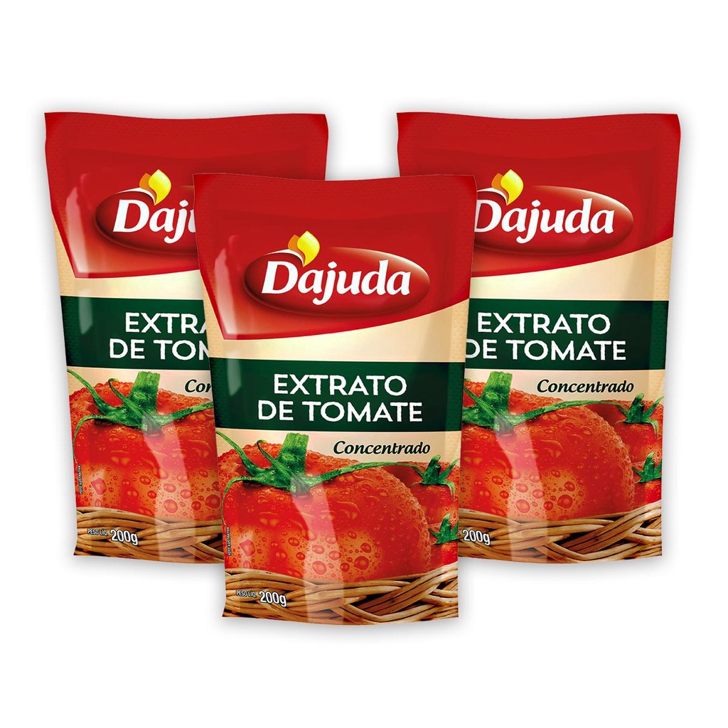 03Un Extrato De Tomate Concentrado DAjuda Para Receitas Pronto Para Uso Para Massas Macarrão 200G
