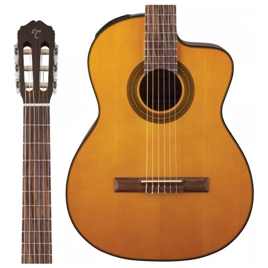 Violao Takamine Gc1ce N & Tp-4t Nylon Oferta em Oferta na Shopee
