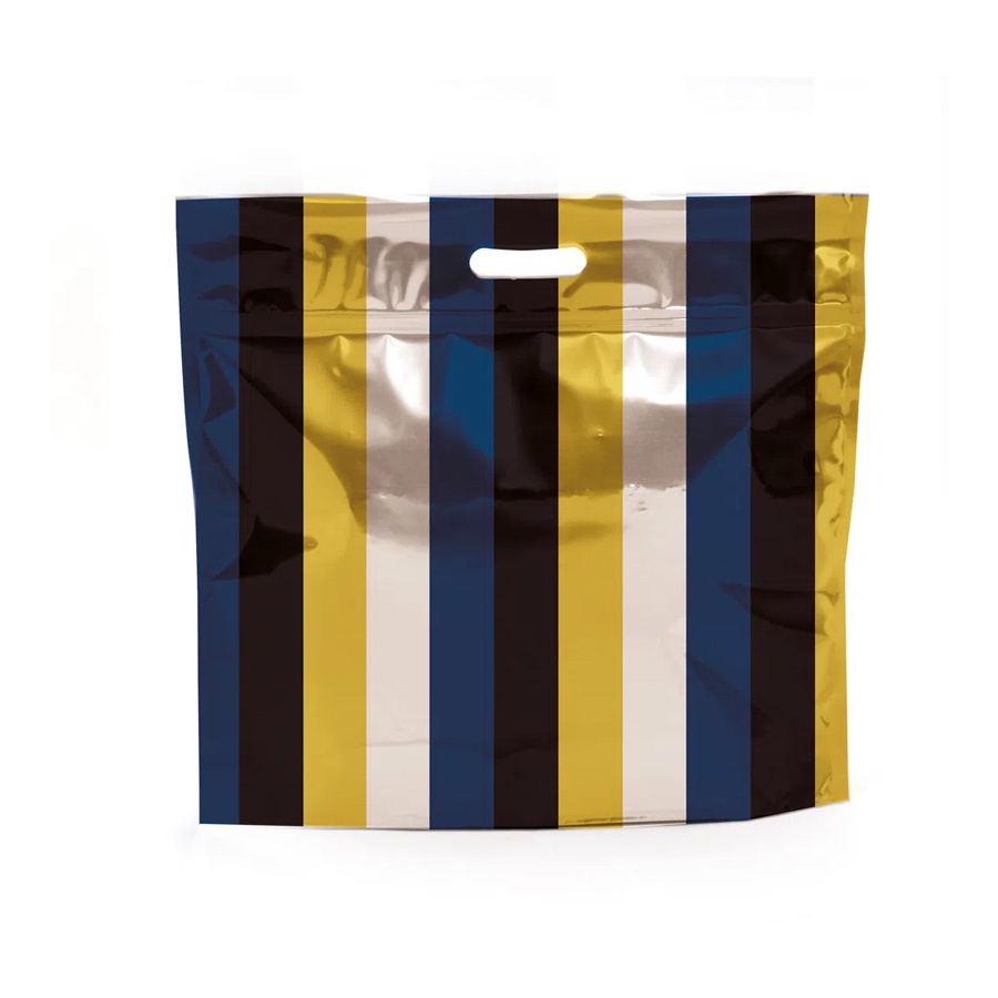 Sacola Metalizada com Zip 46x43x5cm - Robert - 1 unidade - Cromus em Oferta na Shopee