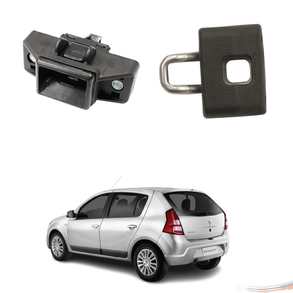 Kit Fechadura E Batente Do Porta-Malas Sandero G1 07 A 14 em Oferta na Shopee