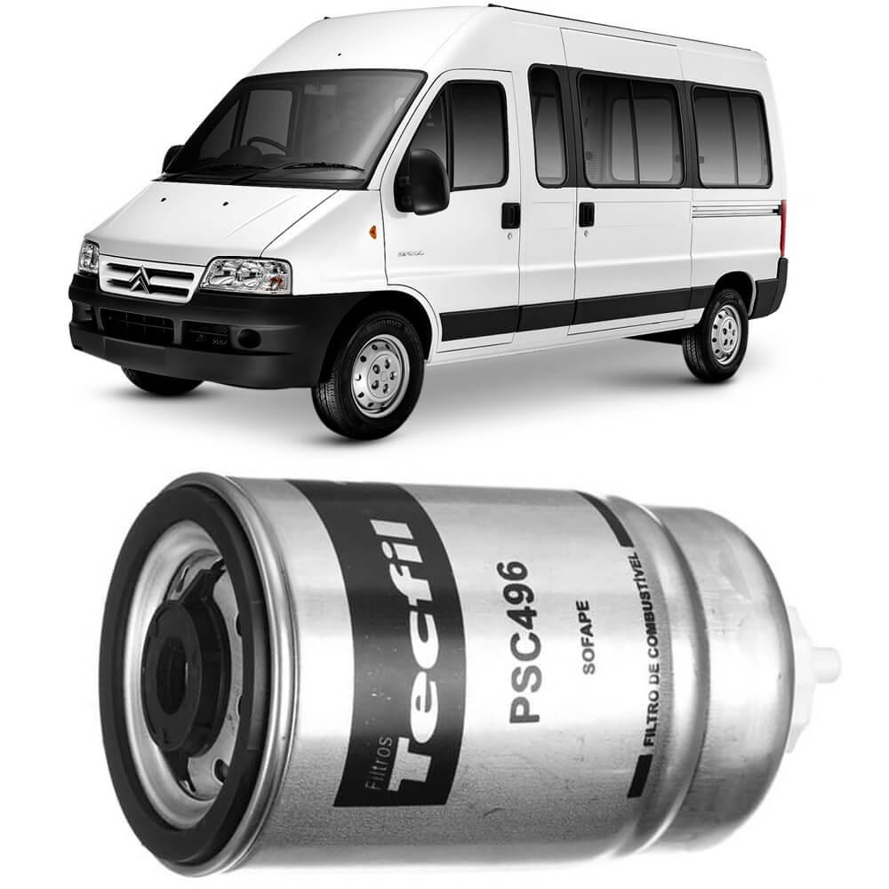 Filtro Combustível Citroen Jumper 2.8 2000 A 2009 Tecfil