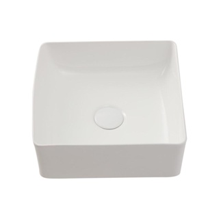 Cuba De Apoio Para Banheiro Quadrada Slim Louça Cerâmica 31 cm Crisoprásio Pingoo - Branco em Oferta na Shopee