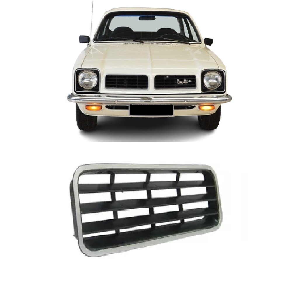GRADE RADIADOR CHEVETTE 1978 A 1982 PRATA LD