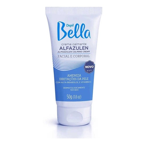 Depil Bella Creme Calmante Alfazulen Facial E Corporal 50g