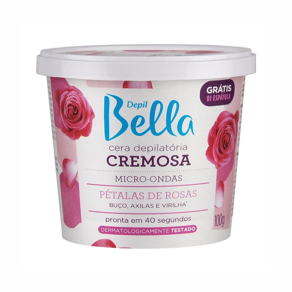 Cera Depilatória Depil Bella Microondas Pétalas 100g em Oferta na Shopee