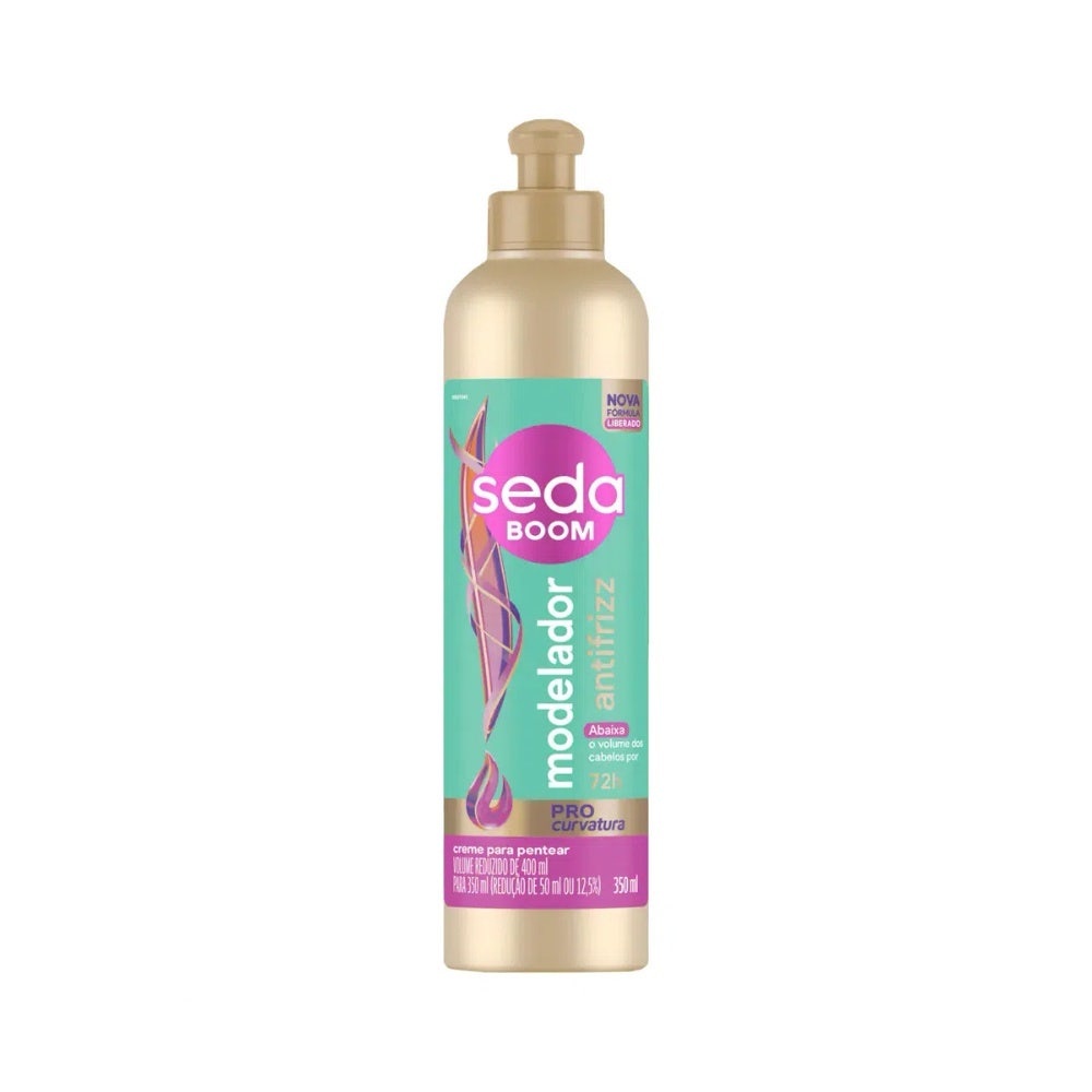 Creme para Pentear Seda Boom Modelador Anti Frizz 350ml
