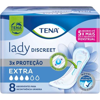 Absorvente para Incontinência Urinária Tena Lady Discreet Extra 8 unidades