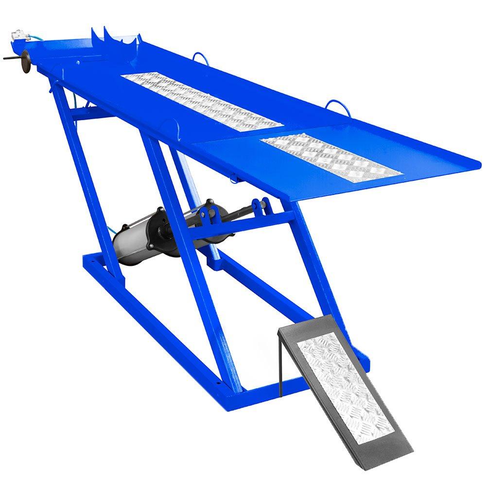 Rampa Pneumática para Motos 350Kg 2 Pistões Azul Mecânica Borracharia - JMEquipamentos em Oferta na Shopee