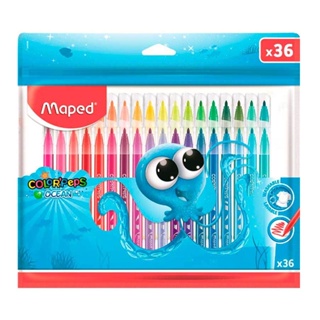 Caneta hidrográfica Color'Peps Ocean Polvo com 36 cores 845936ZM Maped em Oferta na Shopee