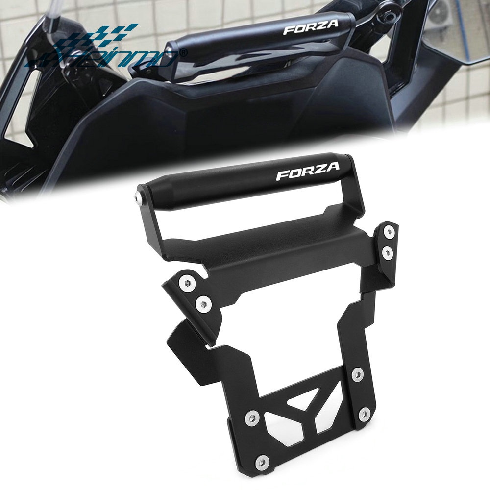 Para Honda Força 350 2021-2024 2025 GPS Suporte Frontal Montagem Clipe Do Telefone Titular Pára-Brisa De Navegação