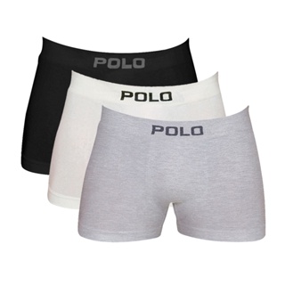 Kit 3 Cuecas Polo 781 Algodão Boxer Sem Costura - Sortido em Oferta na Shopee