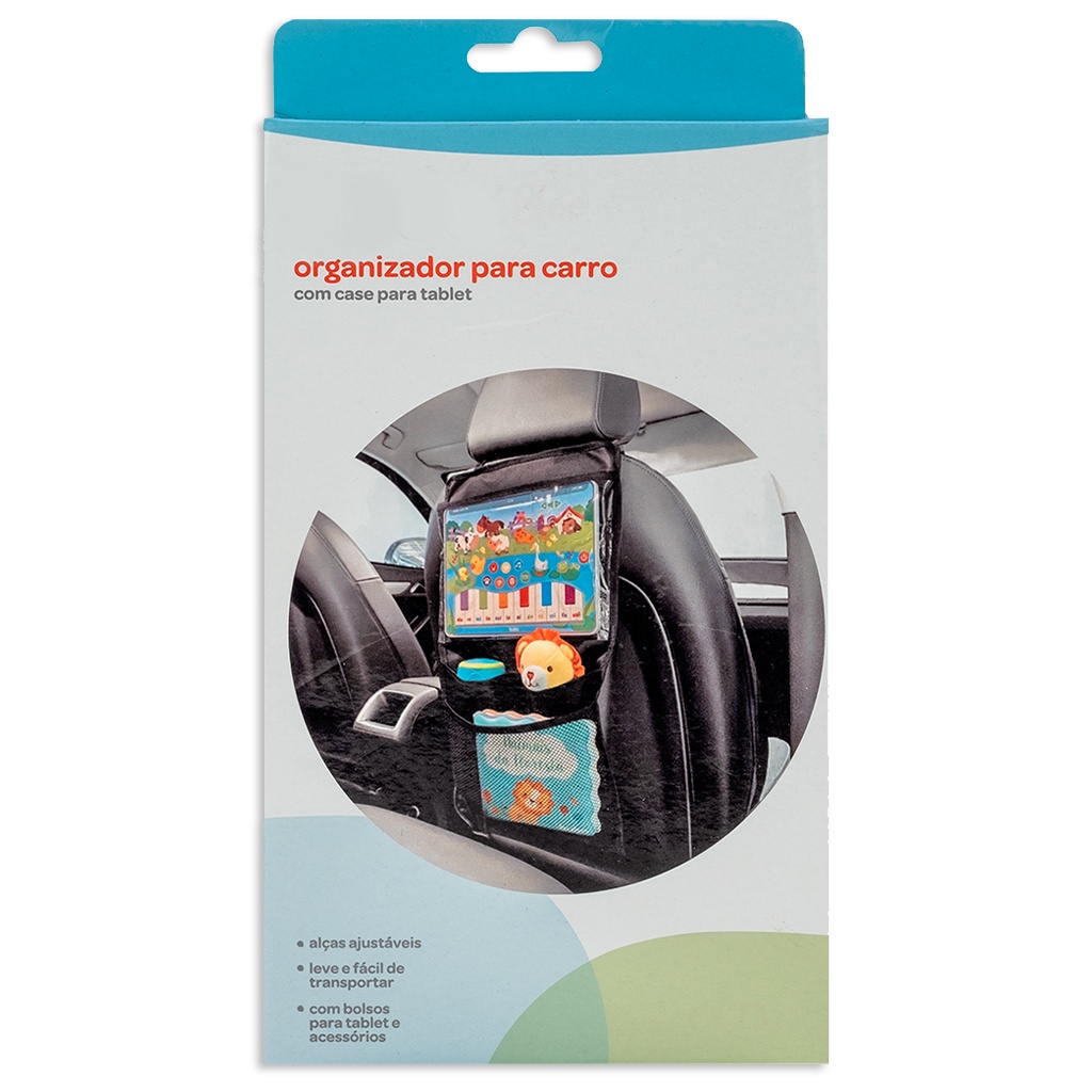 Organizador para Carro com Case para Tablet 12734 - Buba em Oferta na Shopee