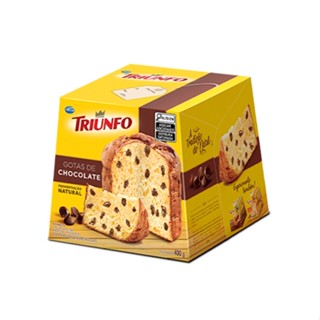 Panettone Gotas De Chocolate Caixa Triunfo 400g