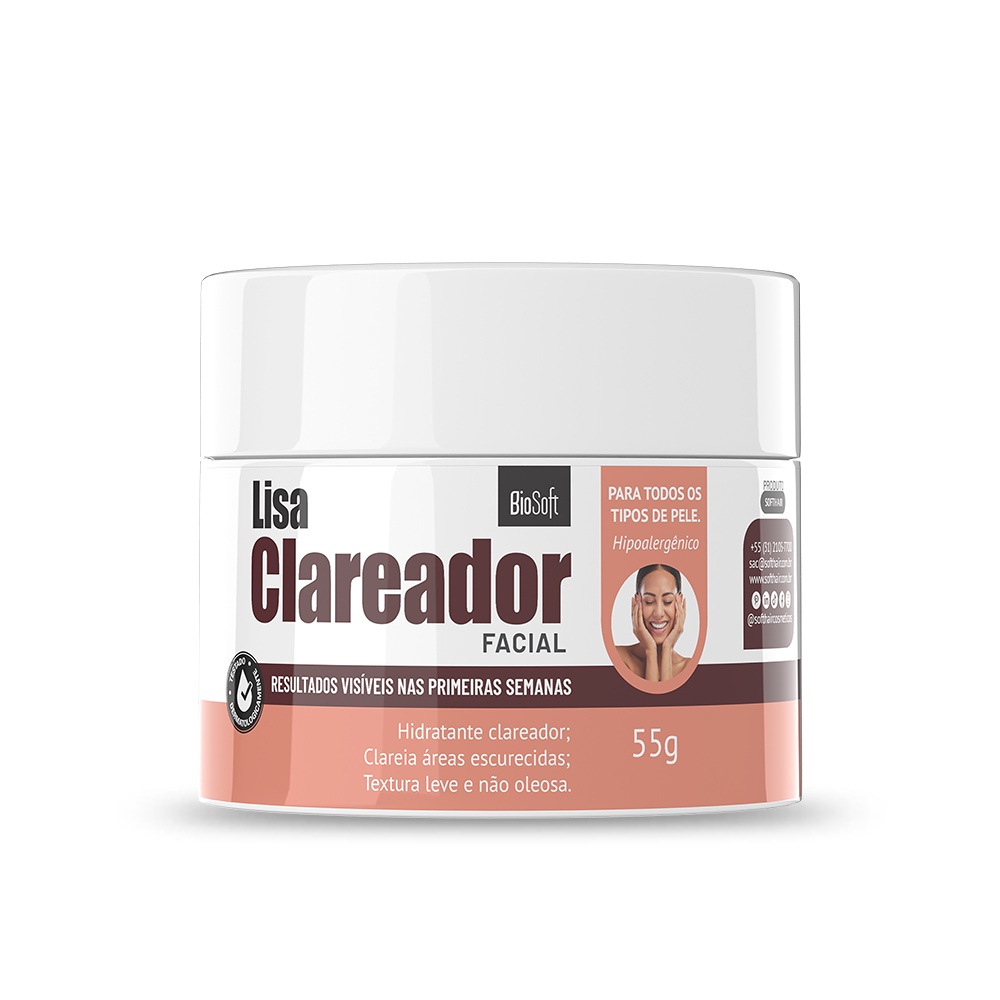 Creme Lisa Clareador Facial