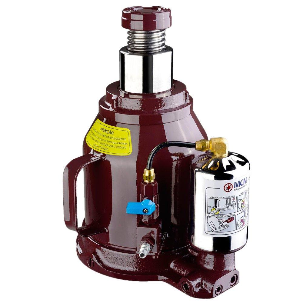 Macaco Garrafa Hidro Pneumático Suporta Até 32 Toneladas - MCM em Oferta na Shopee