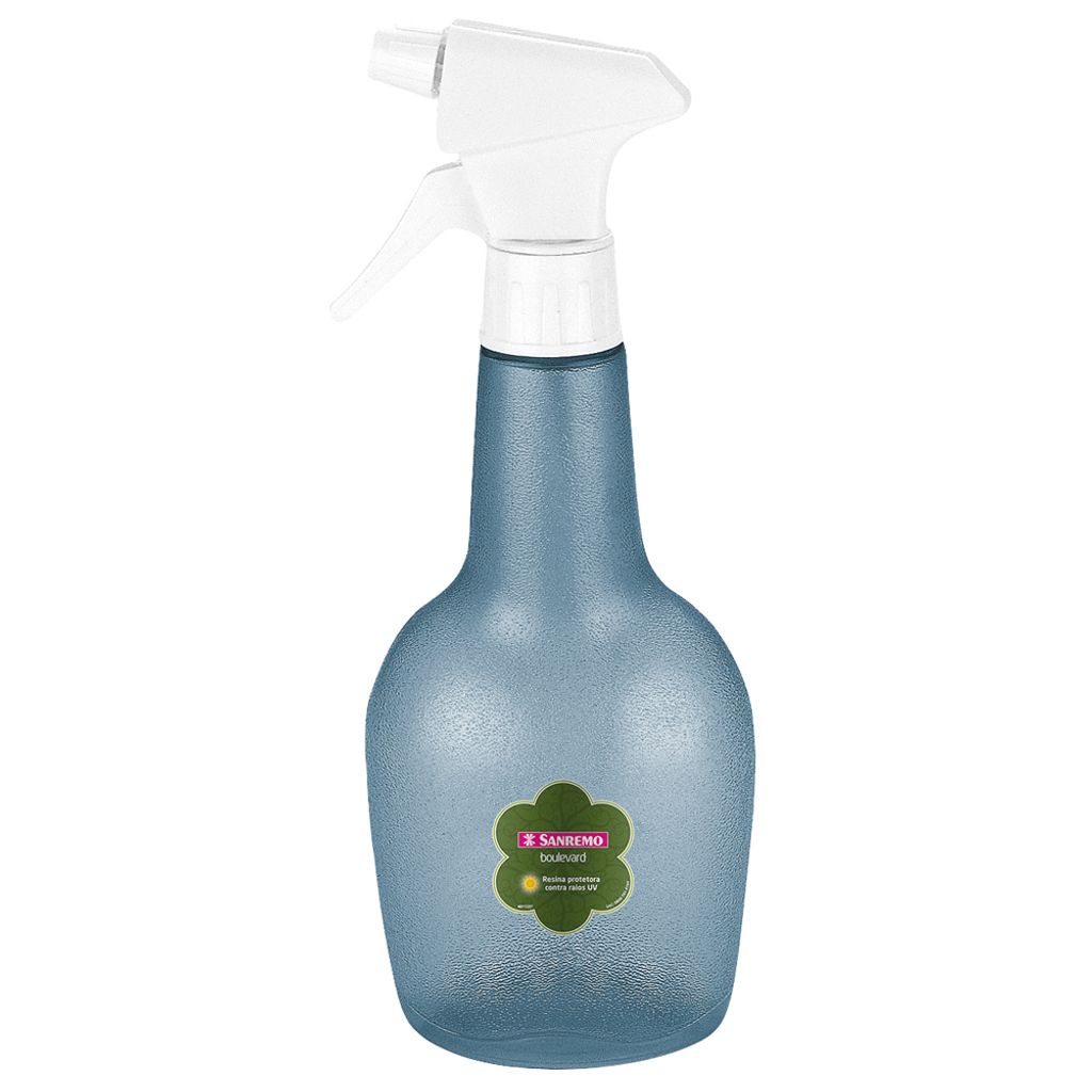 Pulverizador Manual Borrifador Spray Plástico Azul 580ml Boulevard Sanremo