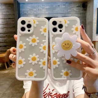 Estojo Para iphone 15 Pro Max 11 13 14 12 Mini 6 7 8 Plus X XS XR Caixa Do Telefone Suporte De Silicone Girassol Tampa Desenho Animado Transparente Anti-Queda