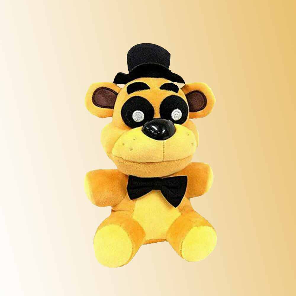 18CM Golden Bear FNAF Five Nights at Freddy's Horror Stuffed Plush Doll Toy Gift em Oferta na Shopee
