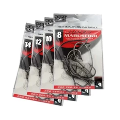Kit 200 Anzol Marine Sports Super Maruseigo Black Nr 8,10,12,14