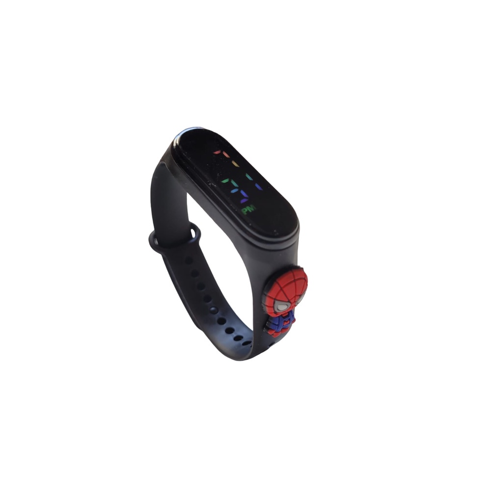 Relógio Spiderman Digital Infantil Criança Esporte Pulseira homem aranha LED