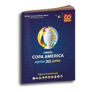 COPA AMÉRICA 2021   KIT C/ 1 ALBUM BROCHURA + 6 ENVELOPES em Oferta na Shopee