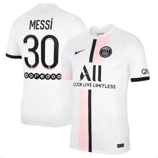 Camisas Camisetas de Times Paris Saint German PSG Nova Messi 30 2021/2022 Lançamento Messi Azul