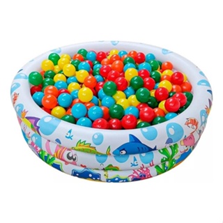 Piscina Infantil Inflável 180 Litros Colorida + 50 Bolinhas em Oferta na Shopee
