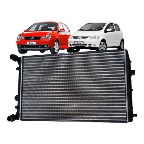 Radiador Eurus Fox Polo 2003 2004 2005 2006 2007 2008 2009 C/Ar em Oferta na Shopee