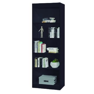 Estante Livreiro Multiuso 4 prateleiras 1,78m Office Preto J&A em Oferta na Shopee