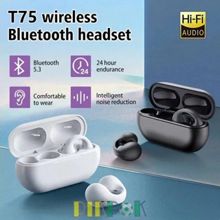 Novo Fone De Ouvido Sem Fio T75 Bluetooth Estéreo Baixo Esportivo Com Microfone Para Telefone