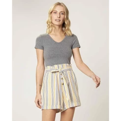 Blusa Básica Feminina Decote V Em Cotton Light
