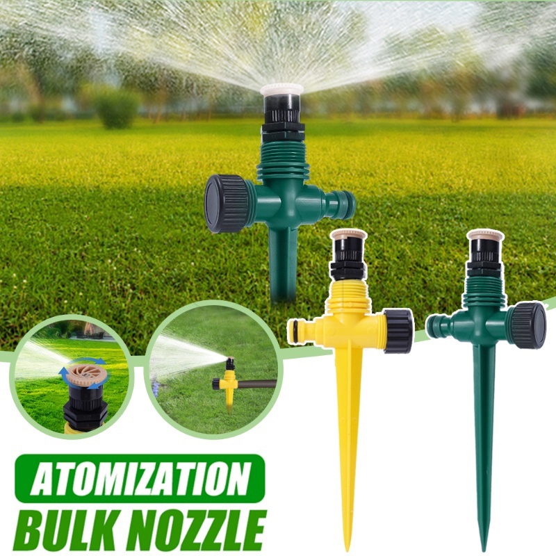 360 ° Aspersor De Irrigação Ajustável Rotativo-Bico Atomizador De Plug-In-Água Automático Para Plantas Durável-Ferramenta Agrícola Gramados De Jardim